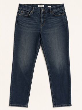 Nine West Women's Dark Indigo Boyfriend Jeans